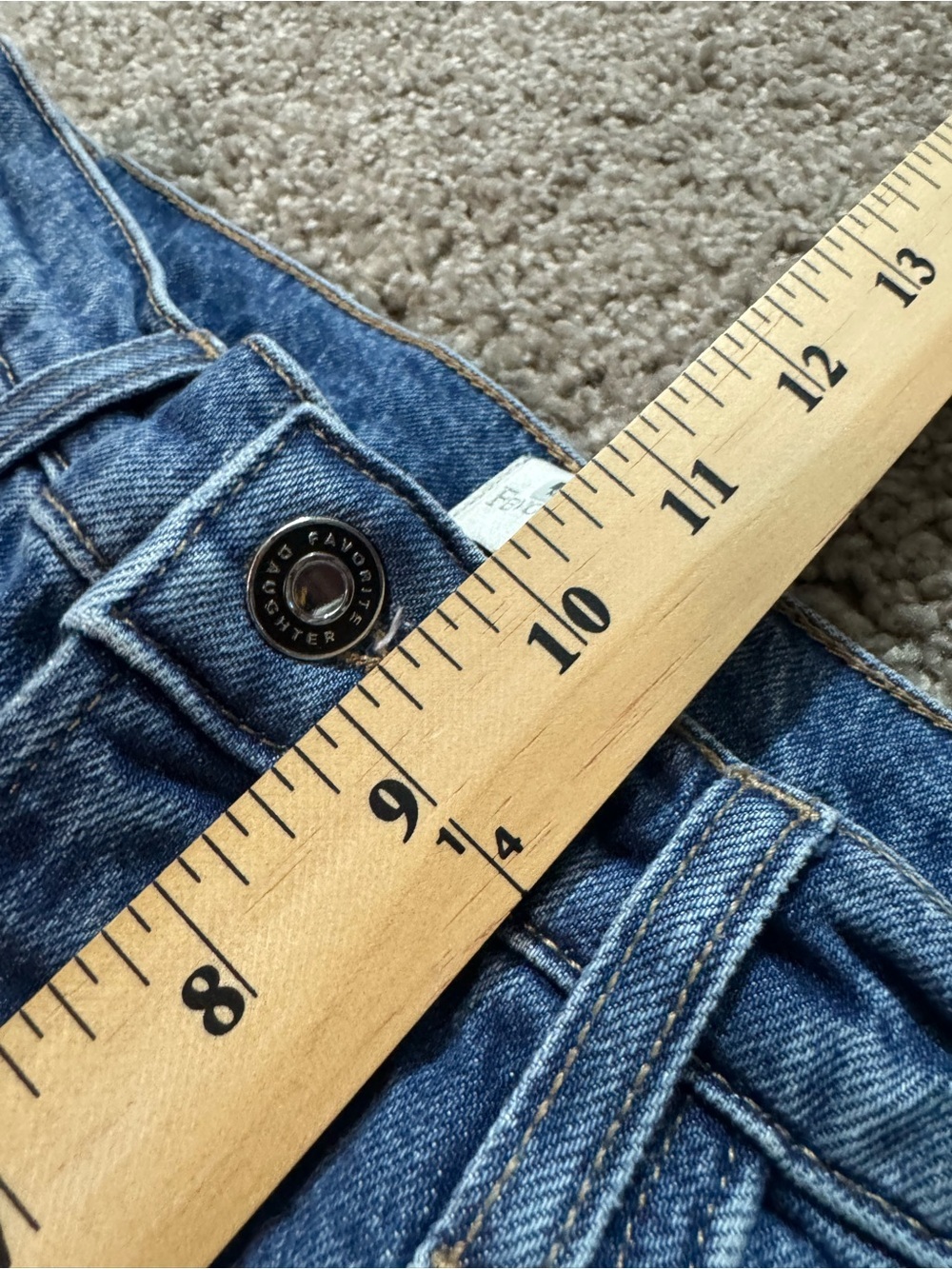 Favorite Daughter The Morgan Shortie Beacon Bootcut Jeans Women’s Size 28 - Picture 8 of 16